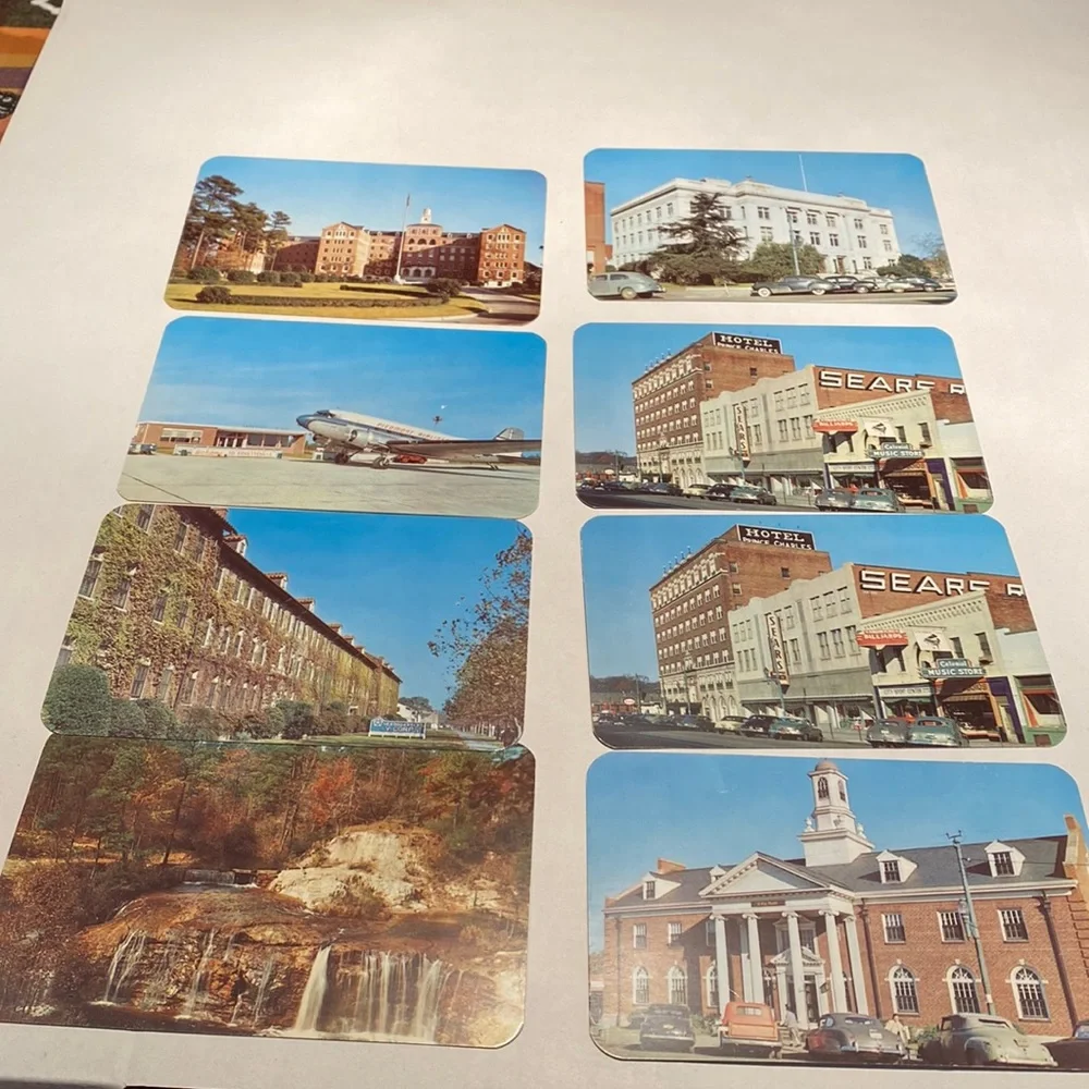 8 vintage postcards from North Carolina unused mint condition